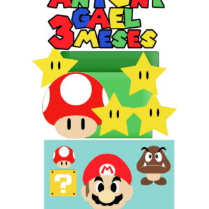 Arquivo De Corte Topo De Bolo Super Mario Bros