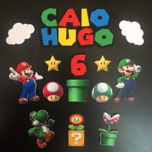Arquivo de Corte Topo de Bolo Super Mario