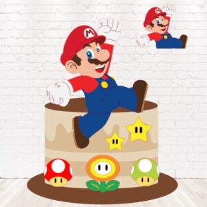 Arquivo De Corte Topo De Bolo Super Mario Em Camadas 1397