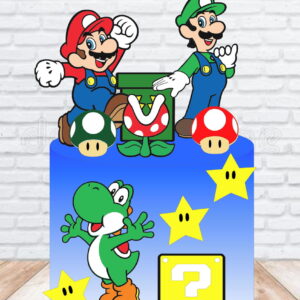 Arquivo de Corte Topo de Bolo Super Mario em Camadas 332