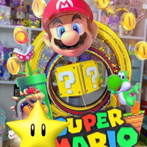 Arquivo de Corte Topo de Bolo Super Mario Luxo +brinde