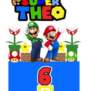 ARQUIVO DE CORTE TOPO DE BOLO SUPER MARIO