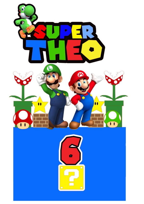ARQUIVO DE CORTE TOPO DE BOLO SUPER MARIO