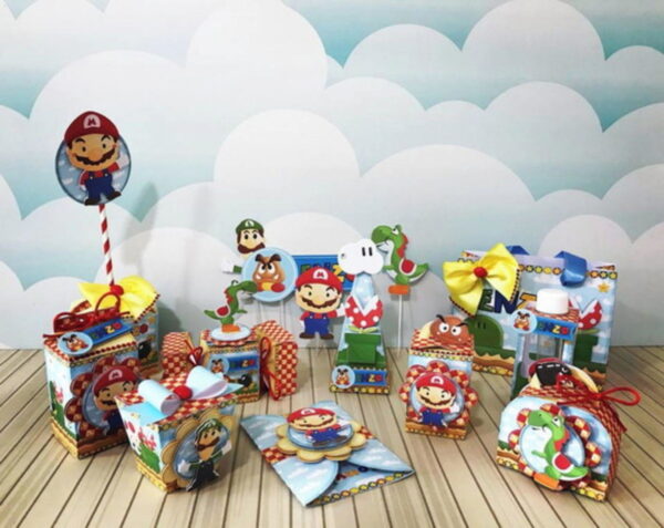 Arquivo de Corte Topo de Bolo Super Mario Studio