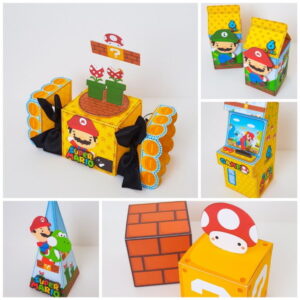 Arquivo de Corte Topo de Bolo Super Mario Studio