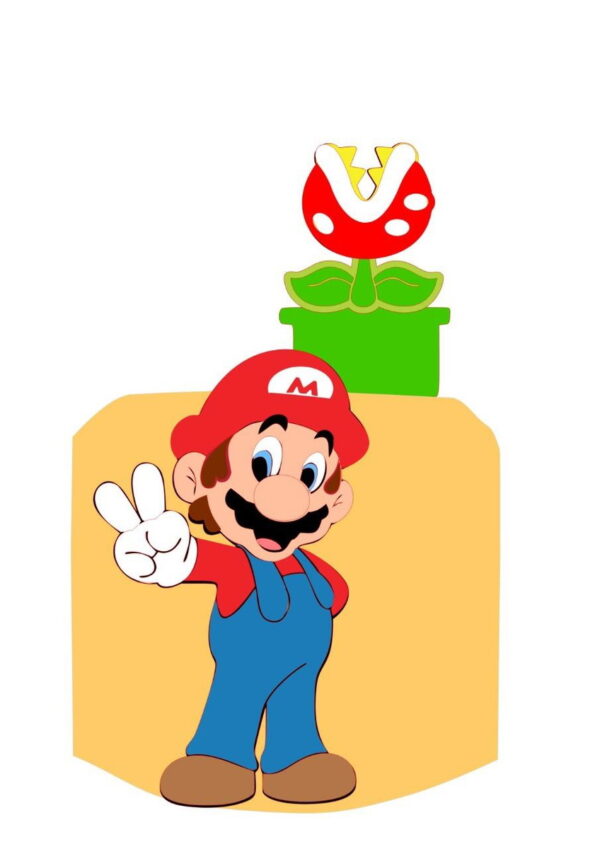 ARQUIVO DE CORTE TOPO DE BOLO SUPER MARIO