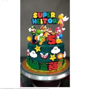 Arquivo de corte Topo de bolo - Super Mario