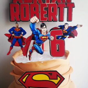 Arquivo de corte Topo de bolo Superman
