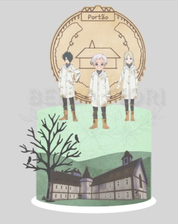 Arquivo de Corte Topo de Bolo The Promised Neverland 18- Bf