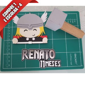 Arquivo de Corte Topo de Bolo Thor