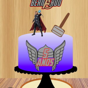 Arquivo de Corte Topo de Bolo Thor