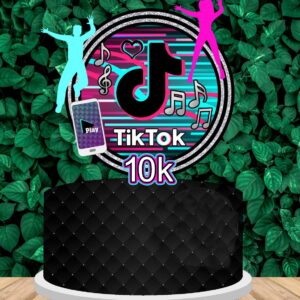 Arquivo de Corte Topo de Bolo Tiktok 03
