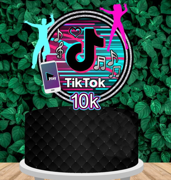 Arquivo de Corte Topo de Bolo Tiktok 03