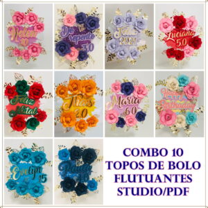 Arquivo de Corte Topo de Bolo Topo de Bolo Flutuante