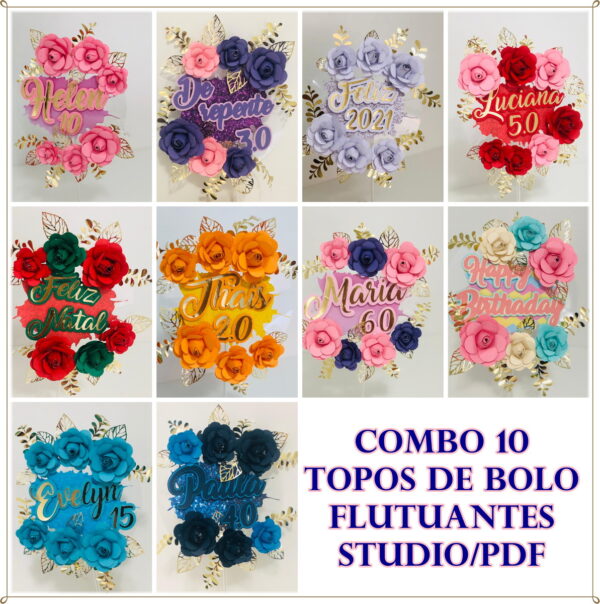 Arquivo de Corte Topo de Bolo Topo de Bolo Flutuante