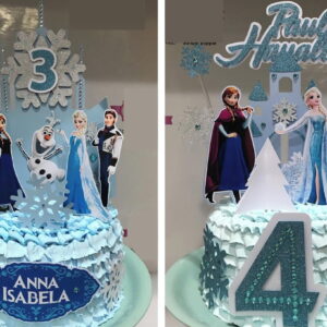 Arquivo de Corte Topo de Bolo Topper Frozen Studio #2659