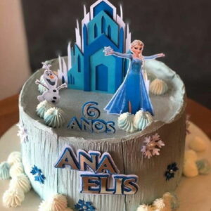 Arquivo de Corte Topo de Bolo Topper Frozen Studio #4415