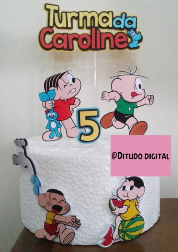Arquivo de Corte Topo de Bolo Turma da Mônica Studio