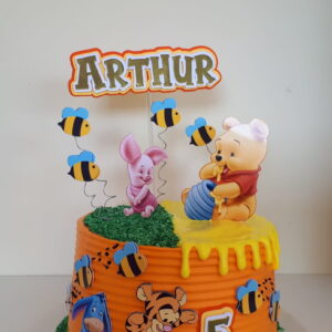 Arquivo de corte topo de bolo Ursinho Pooh