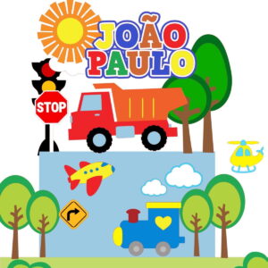 Arquivo de Corte Topo de Bolo Veículos Carros