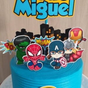 Arquivo de Corte Topo de Bolo Vingadores 2