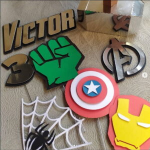 Arquivo De Corte Topo De Bolo Vingadores