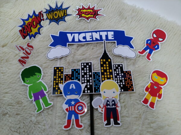 2 Arquivos - Studio - Topo de Bolo Vingadores 4