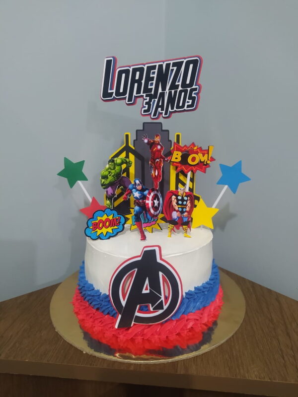 2 Arquivos - Studio - Topo de Bolo Vingadores 8