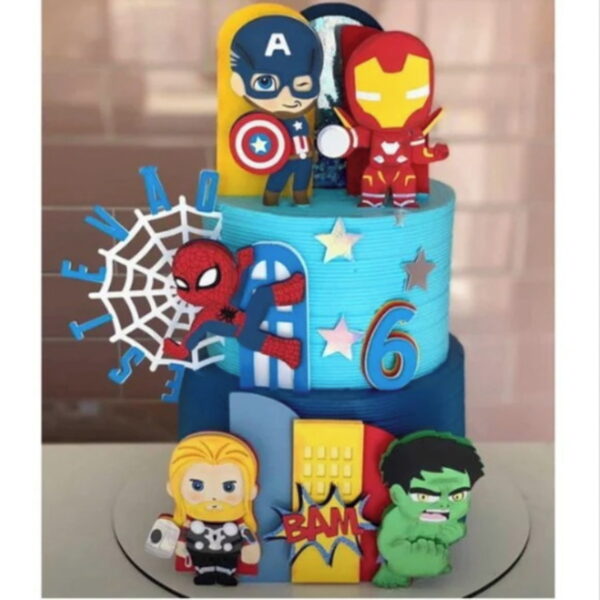 Arquivo de Corte Topo de Bolo Vingadores +brinde