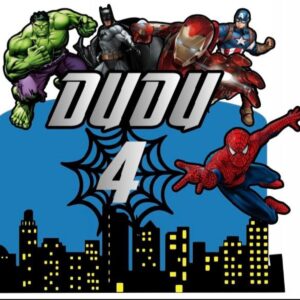 Arquivo de Corte Topo de Bolo vingadores herois