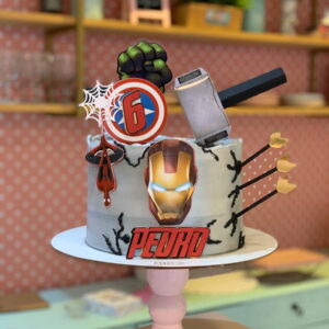 Arquivo De Corte Topo De Bolo Vingadores