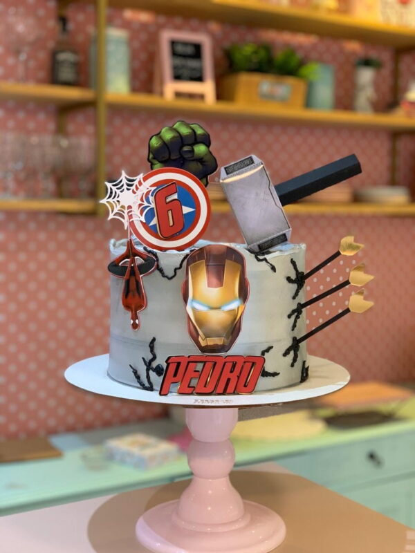 Arquivo De Corte Topo De Bolo Vingadores