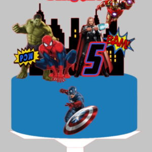 Arquivo de Corte Topo de Bolo Vingadores
