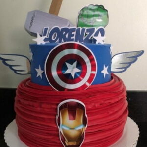 Arquivo de corte Topo de Bolo Vingadores STUDIO