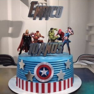Arquivo de Corte Topo de Bolo Vingadores