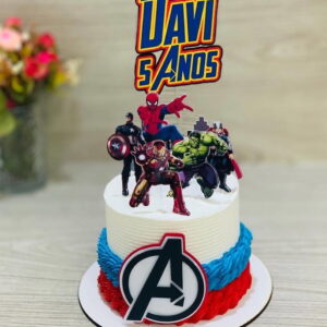 Arquivo de corte topo de bolo Vingadores