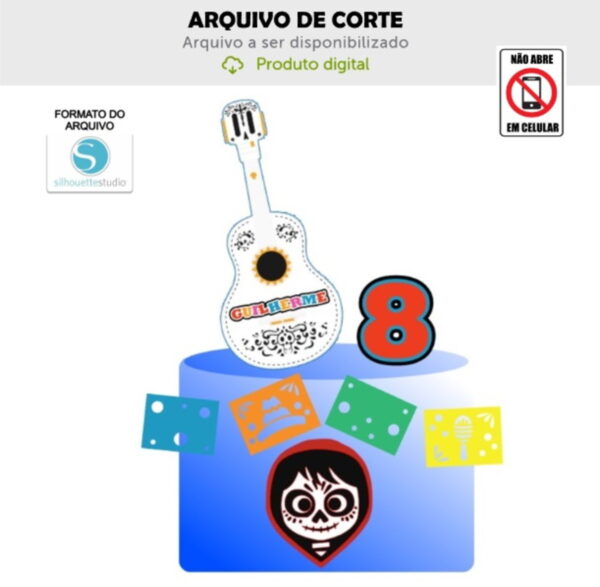 Arquivo De Corte Topo De Bolo Viva A Vida É Uma Festa