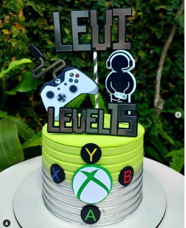 Arquivo de corte topo de bolo Xbox