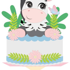 Arquivo de Corte - Topo de Bolo (zebra) 1