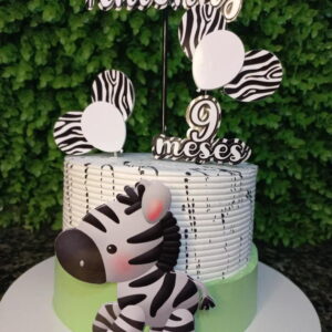 319 - Arquivo de Corte Topo de Bolo Zebra Cute