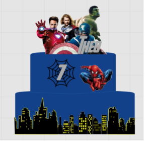 Arquivo de Corte Topo dos Vingadores Avengers