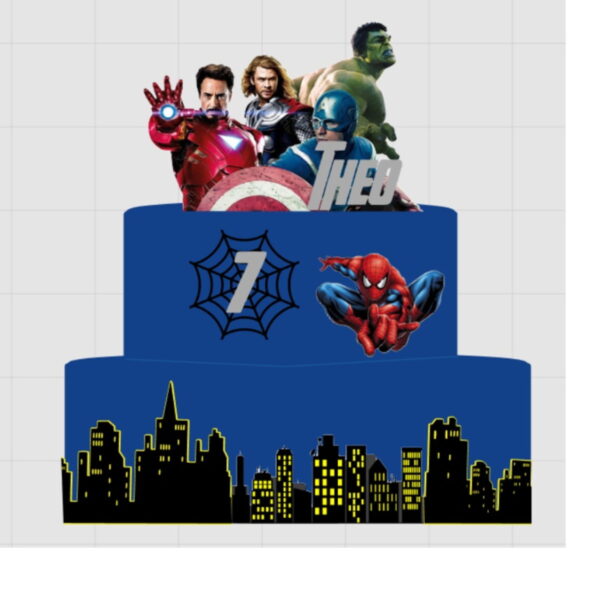 Arquivo de Corte Topo dos Vingadores Avengers