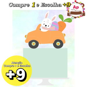 Arquivo de Corte Topo Elafazpravc Coelho de Carro - Studio