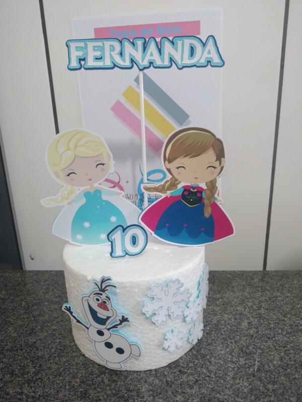Arquivo de corte - Topo Frozen Cut