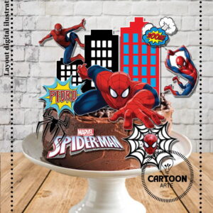 Arquivo de Corte Topo Homem Aranha -009