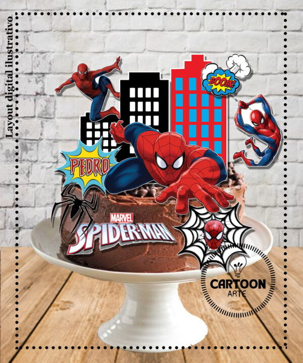 Arquivo de Corte Topo Homem Aranha -009