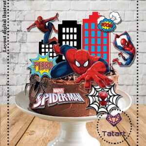 Arquivo de corte topo Homem aranha -009