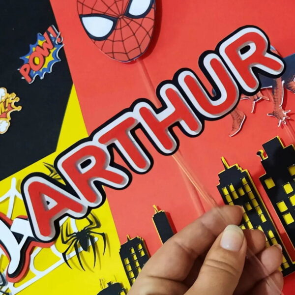 Arquivo de Corte Topo Homem Aranha - Imagem 5