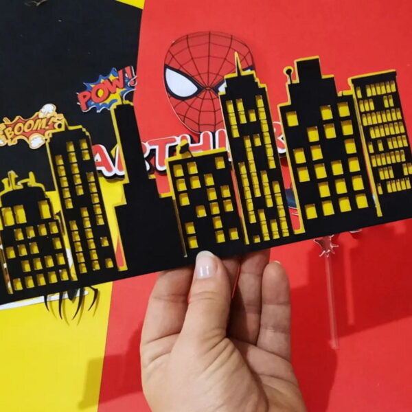 Arquivo de Corte Topo Homem Aranha - Imagem 4