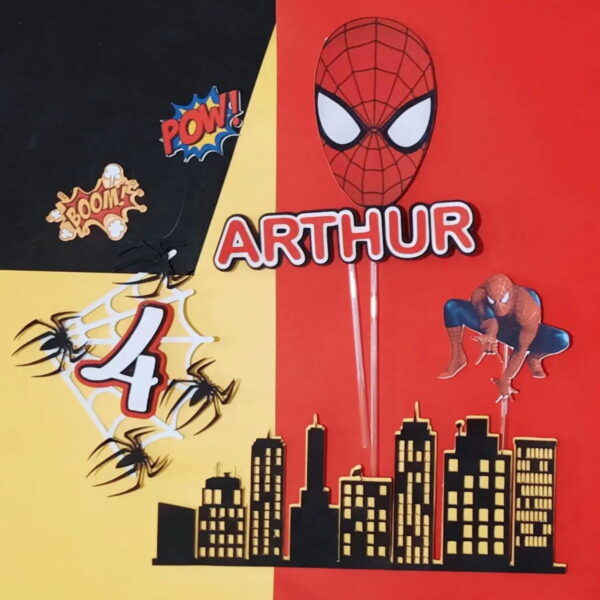 Arquivo de Corte Topo Homem Aranha - Imagem 2